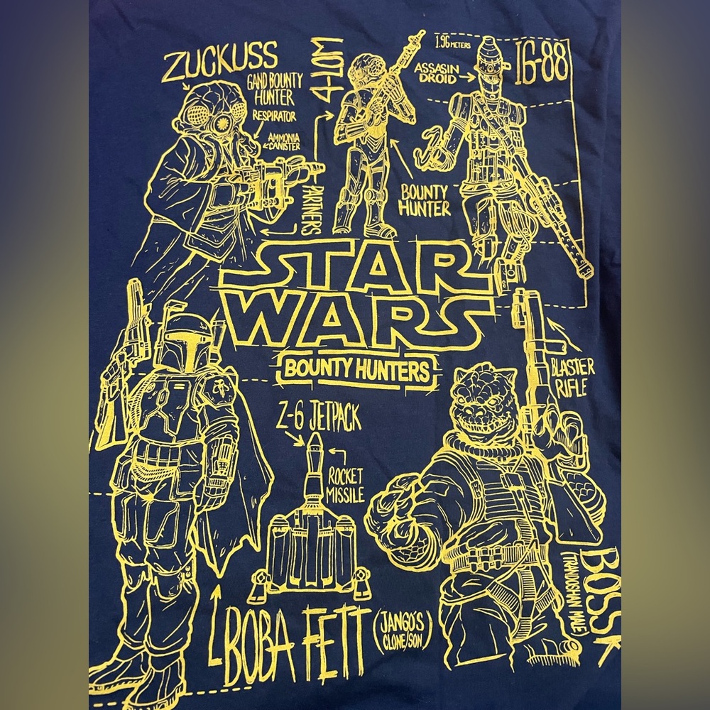 Star Wars Bounty Hunters T-shirt Funko Size Lg Smuggler’s Bounty - Picture 4 of 6